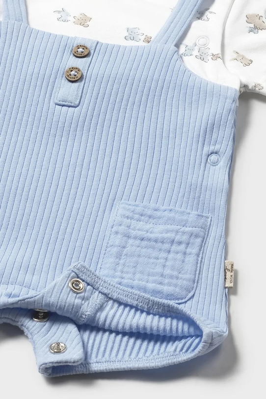 Chłopiec Mayoral Newborn rampers niemowlęcy 1616.1A.Newborn.PPYH niebieski