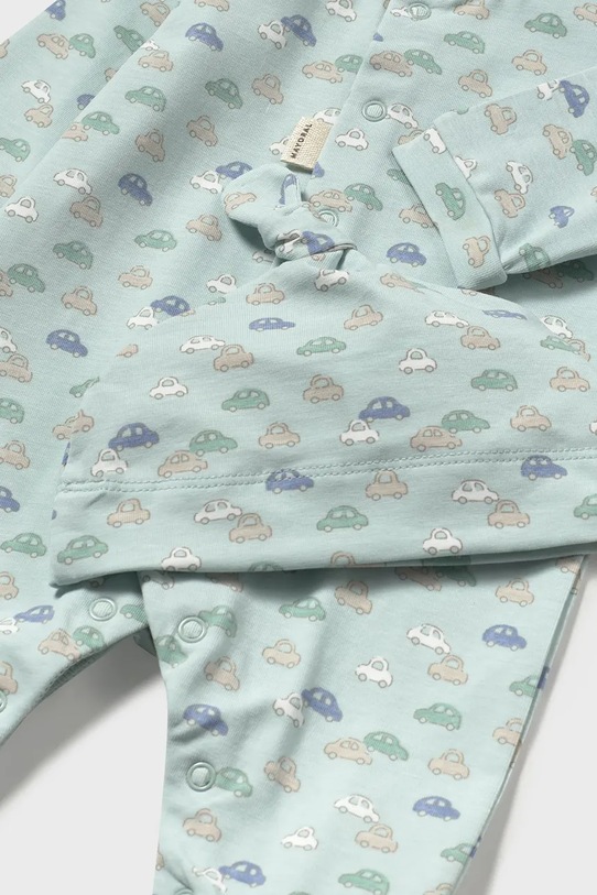 Мальчик Ползунки и детская шапочка Mayoral Newborn 1706.1C.Newborn.PPYH бирюзовый