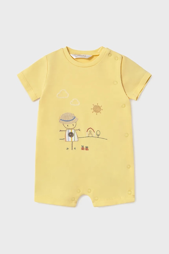 Mayoral Newborn rampe pentru copii 2-pack 1707.1D.Newborn.PPYH galben SS25