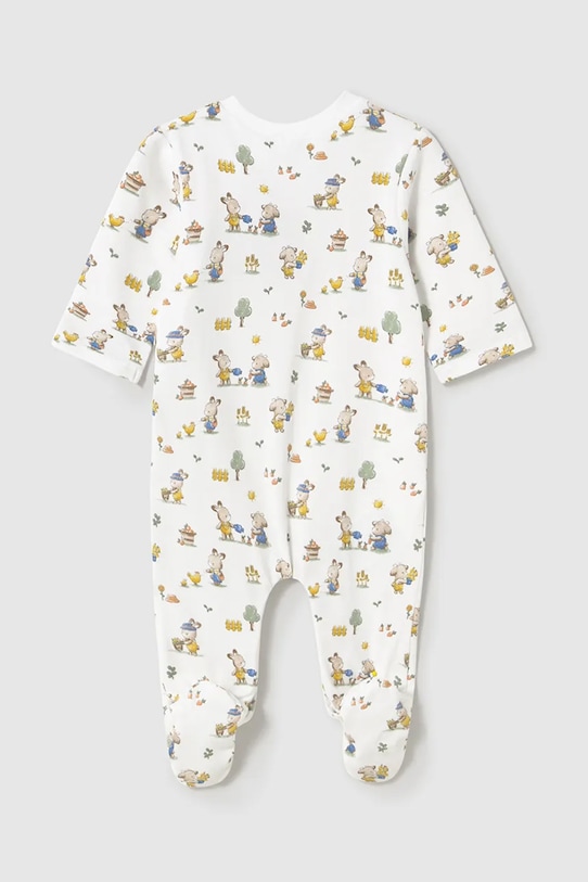 Chłopiec Mayoral Newborn śpioszki niemowlęce 2-pack 1709.1H.Newborn.PPYH żółty