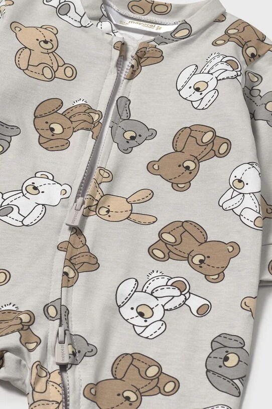 Chlapec Overal pre bábätká Mayoral Newborn 1710.1H.Newborn.PPYH sivá