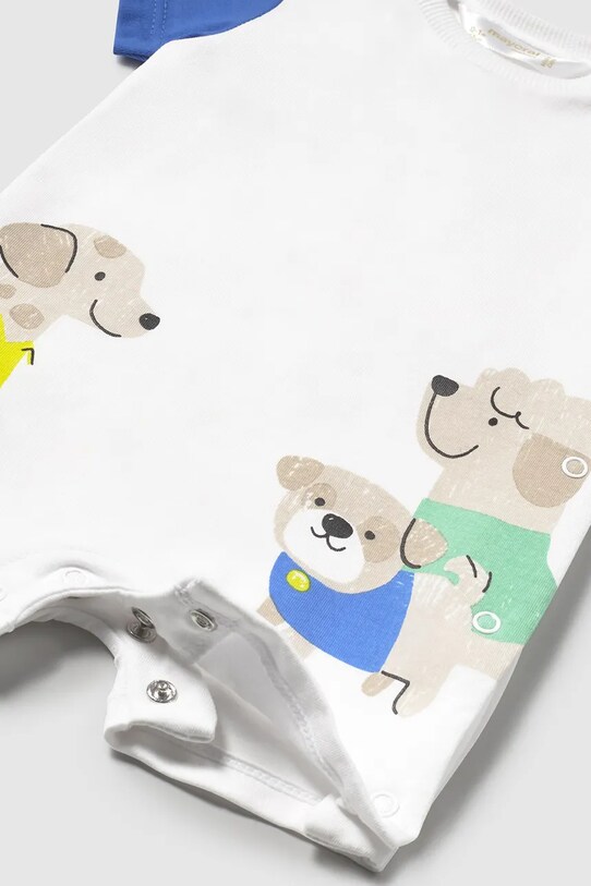 Dětské rampery Mayoral Newborn 3-pack zelená 1798.1R.Newborn.PPYH