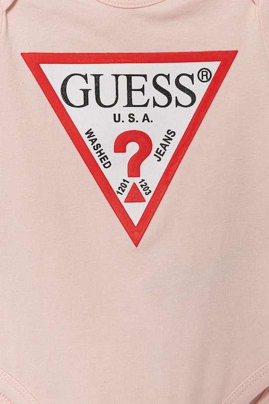 Chłopiec Guess body niemowlęce H5GW06.K6YW1.PPYA różowy