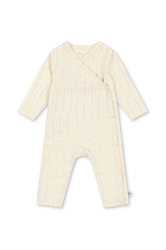 Konges Sløjd śpioszki niemowlęce BASIC NEWBORN ONESIE GOTS Produkt niemowlęcy beżowy KS102246