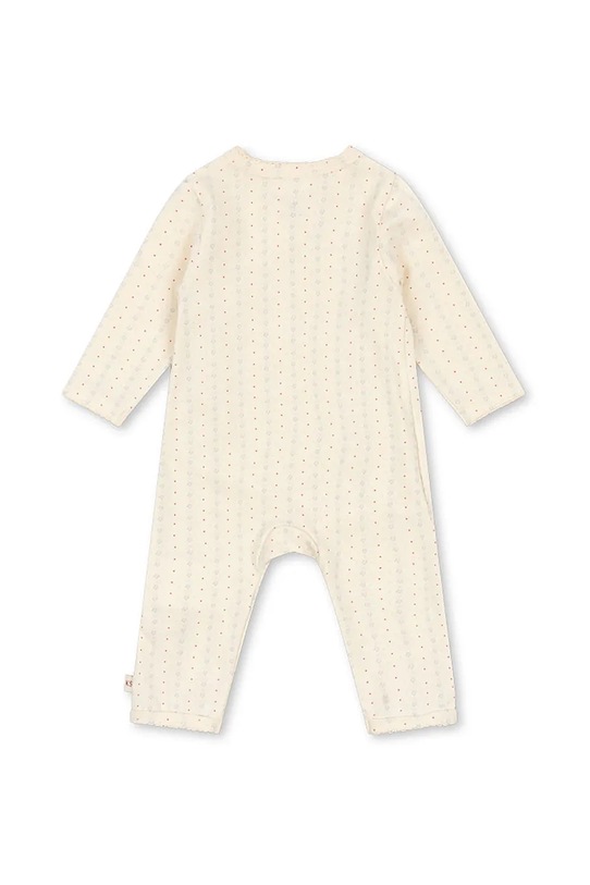 Konges Sløjd śpioszki niemowlęce BASIC NEWBORN ONESIE GOTS KS102246 beżowy SS25