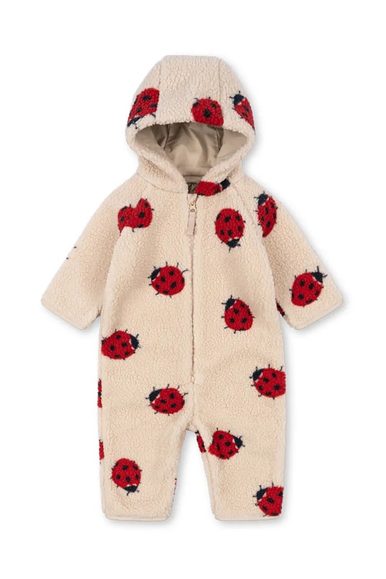 Konges Sløjd kombinezon niemowlęcy JODY TEDDY ONESIE GRS beżowy KS102309