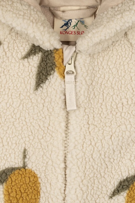 Chlapec Overal pre bábätká Konges Sløjd JODY TEDDY ONESIE GRS KS102309 béžová