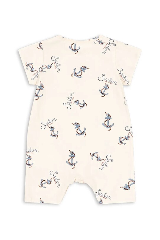 Konges Sløjd śpioszki niemowlęce BASIC ROMPER GOTS KS103153 beżowy SS25