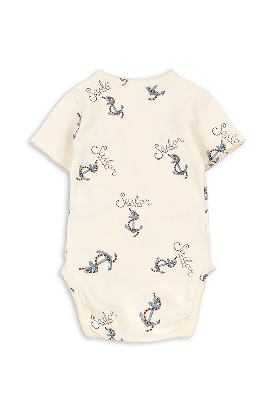 Konges Sløjd body bebe BASIC SS NEWBORN BODY GOTS KS103398 bej SS25