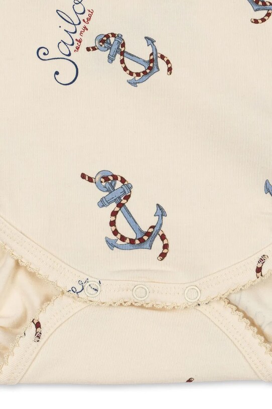 Konges Sløjd body bebe BASIC SS NEWBORN BODY GOTS KS103398 bej