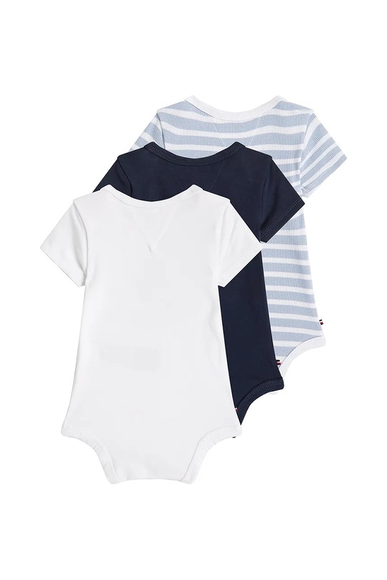 Tommy Hilfiger body niemowlęce 3-pack KN0KN02048.PPYA granatowy SS25
