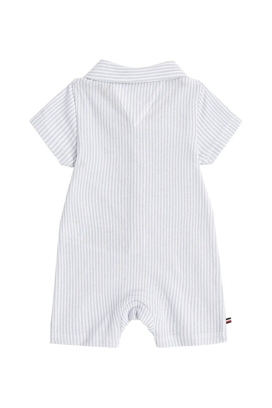 Хлопковый ромпер для младенцев Tommy Hilfiger KN0KN02044.PPYA голубой SS25