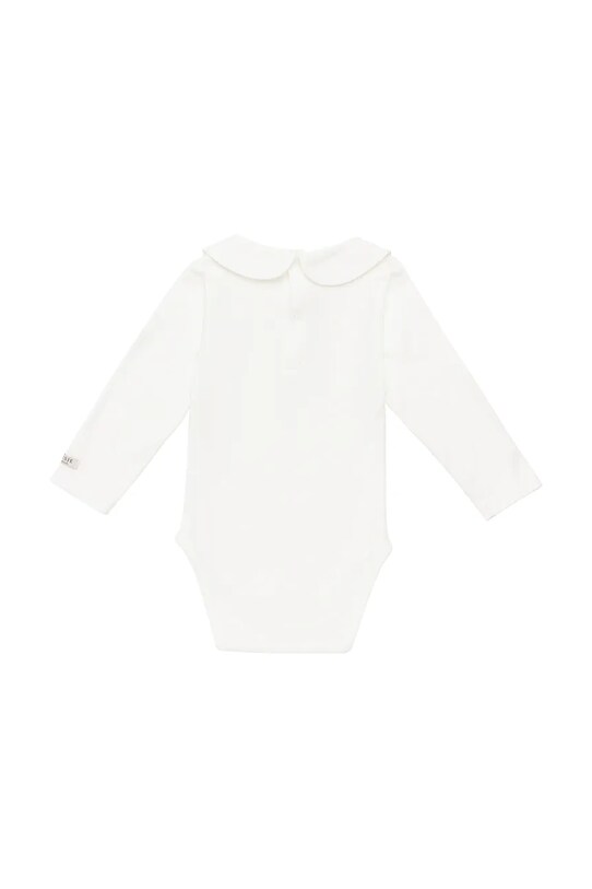 Băieți Donsje body din bumbac pentru bebelusi Davo Bodysuit Panda 3030107 alb