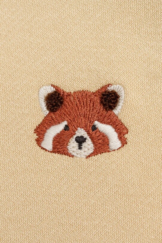 Βρεφικά βαμβακερά φορμάκια Donsje Adriaen Playsuit Red Panda μπεζ 3035602