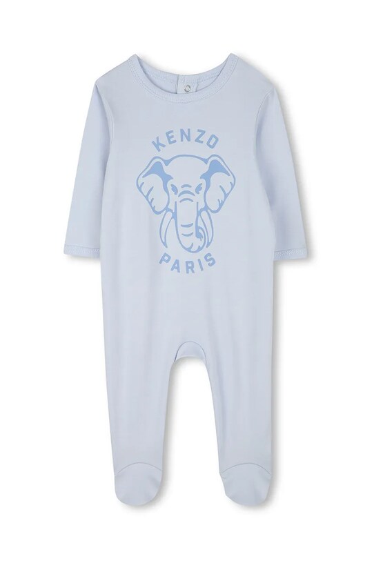 Хлопчик Дитячі бавовняні повзунки Kenzo Kids K60866 блакитний