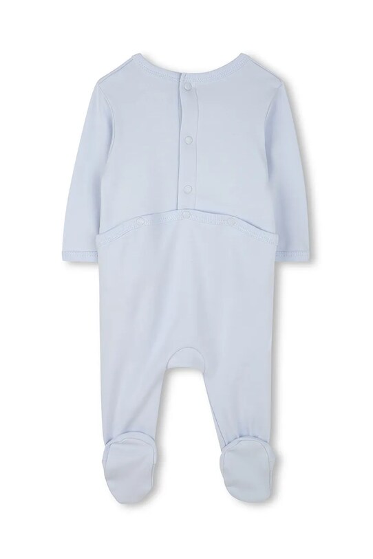 Дитячі бавовняні повзунки Kenzo Kids блакитний K60866