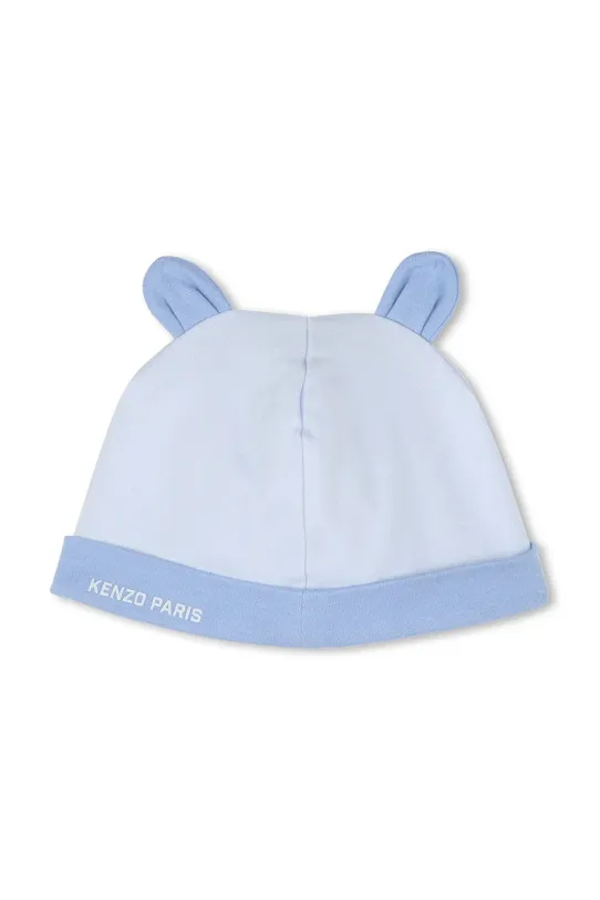 Дитячі бавовняні повзунки Kenzo Kids K60866 блакитний