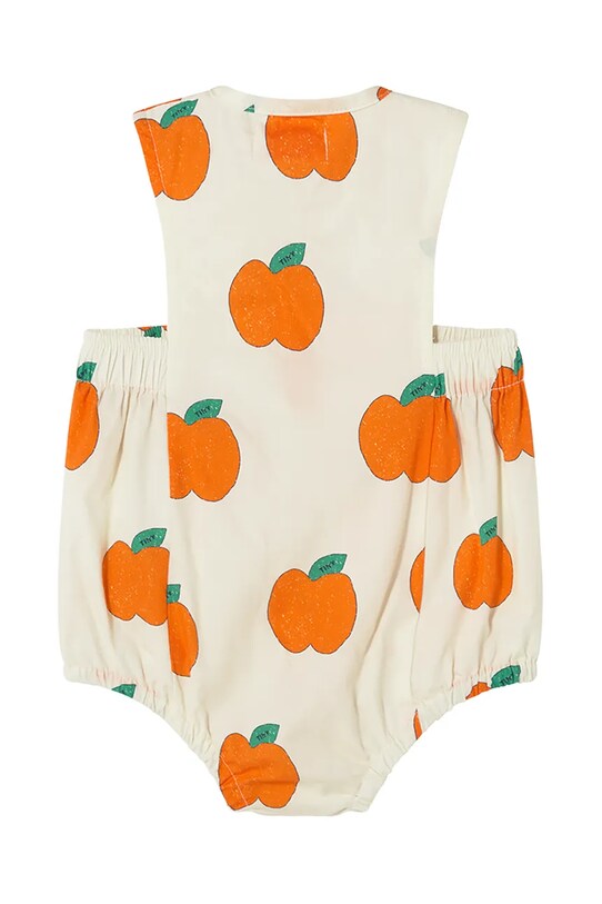 Fiú Tinycottons pamut baba body APPLES WOVEN BODY SS25.200 bézs