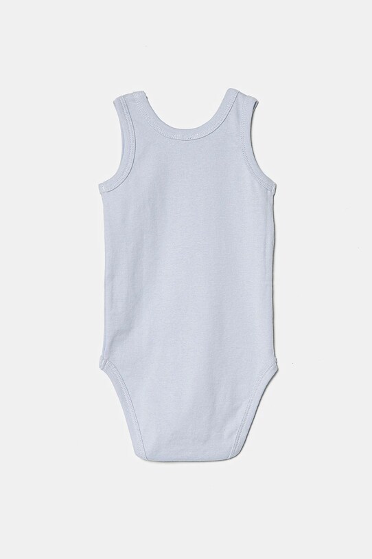 United Colors of Benetton body din bumbac pentru bebelusi 3-pack albastru 3GI70B136.W.Reprop.PPYA