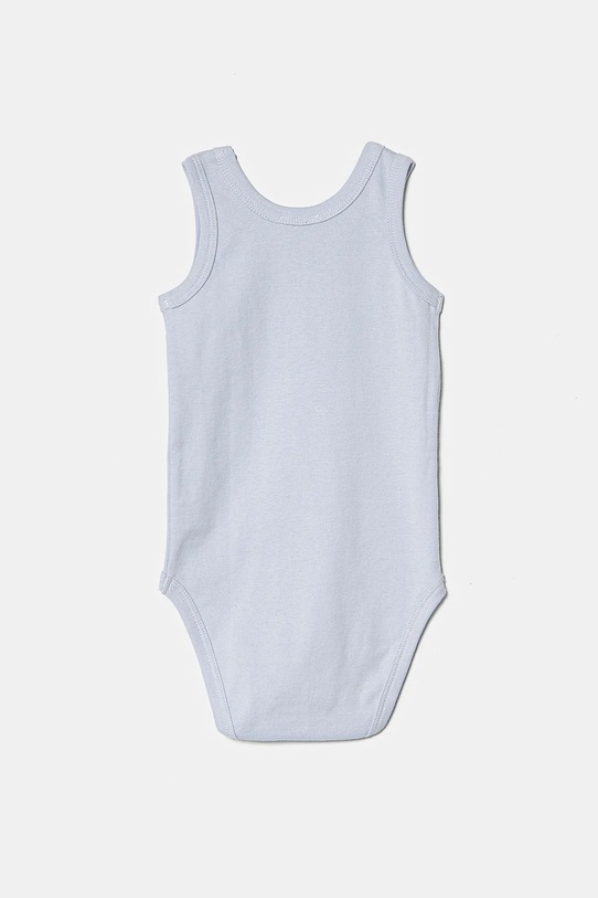 United Colors of Benetton body bawełniane niemowlęce 3-pack niebieski 3GI70B136.W.Reprop.PPYA