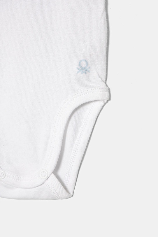 United Colors of Benetton body bawełniane niemowlęce 3-pack 3GI70B136.W.Reprop.PPYA