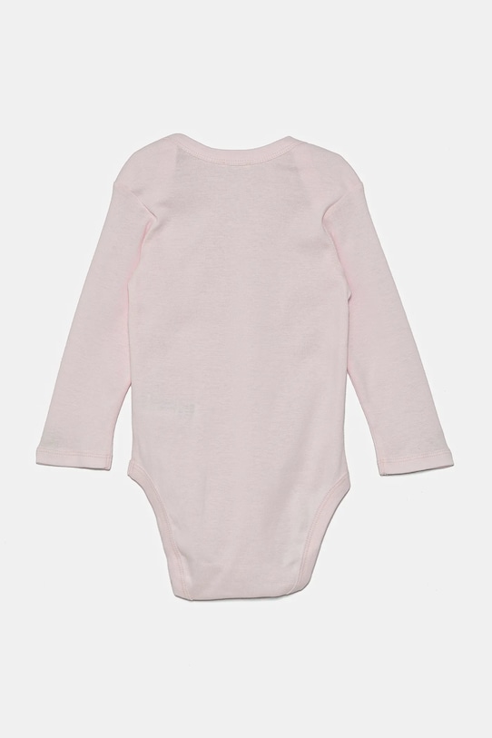 Bombažen body za dojenčka United Colors of Benetton 3-pack roza 3GI70B089.W.Reprop.PPYA