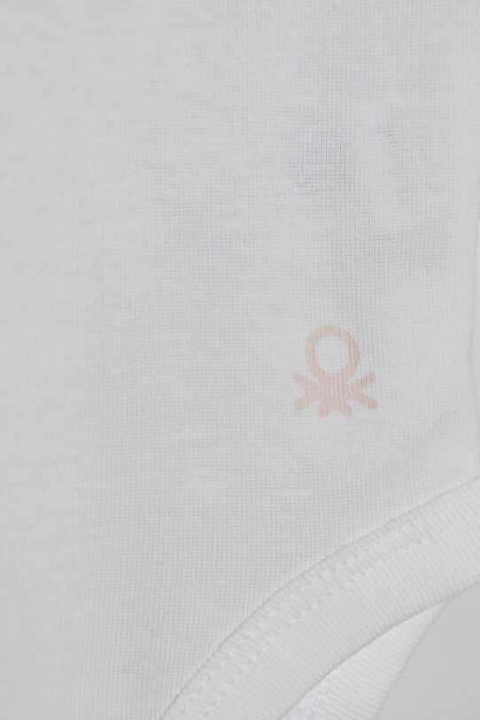 Bombažen body za dojenčka United Colors of Benetton 3-pack 3GI70B089.W.Reprop.PPYA roza
