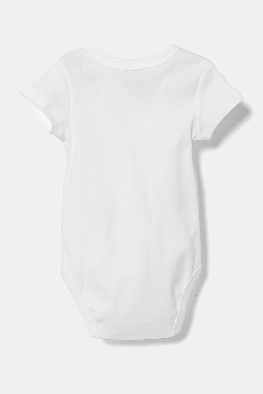 Dječaci Pamučni bodi za bebe United Colors of Benetton 2-pack 3PWB0B00V.W.Seasonal bijela