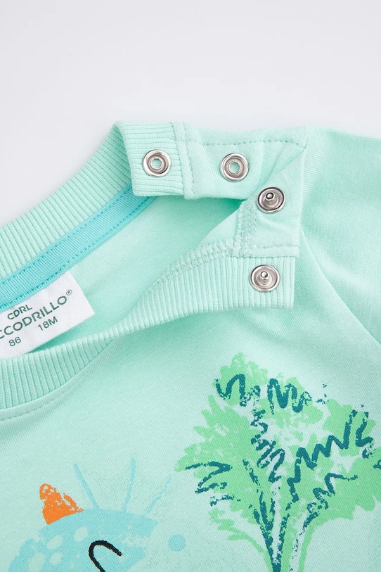 Мальчик Боди Coccodrillo WC5112102DBN бирюзовый