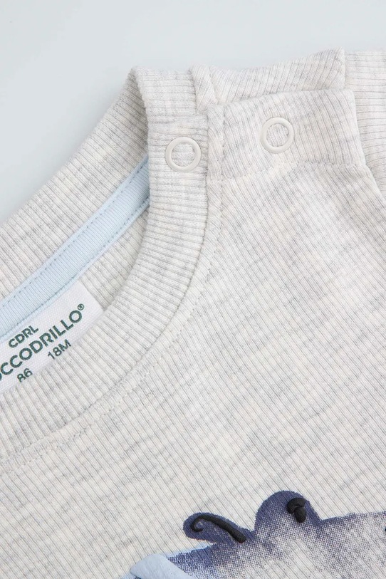 Chłopiec Coccodrillo body WC5112102SBN beżowy