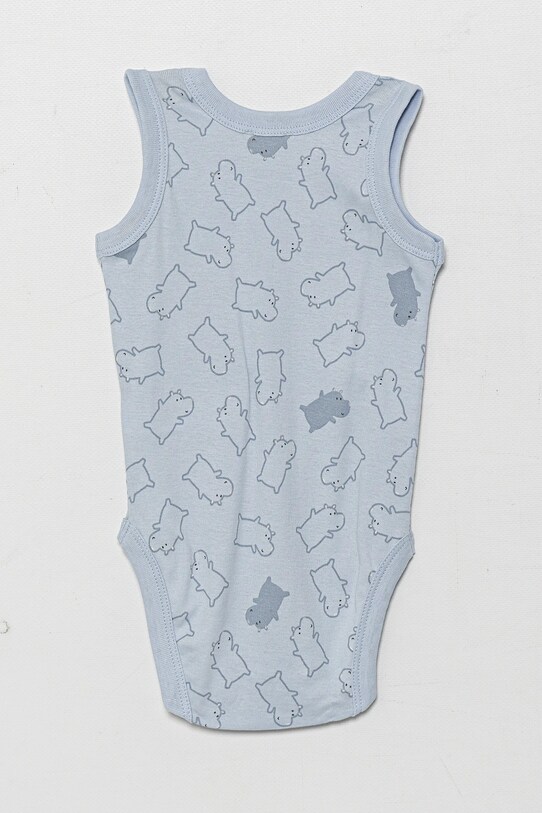 BIMBA United Colors of Benetton body di cotone neonato/a pacco da 2 3GI70B00Y.W.Seasonal blu