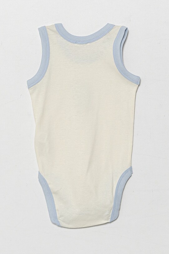 United Colors of Benetton body di cotone neonato/a pacco da 2 blu 3GI70B00Y.W.Seasonal