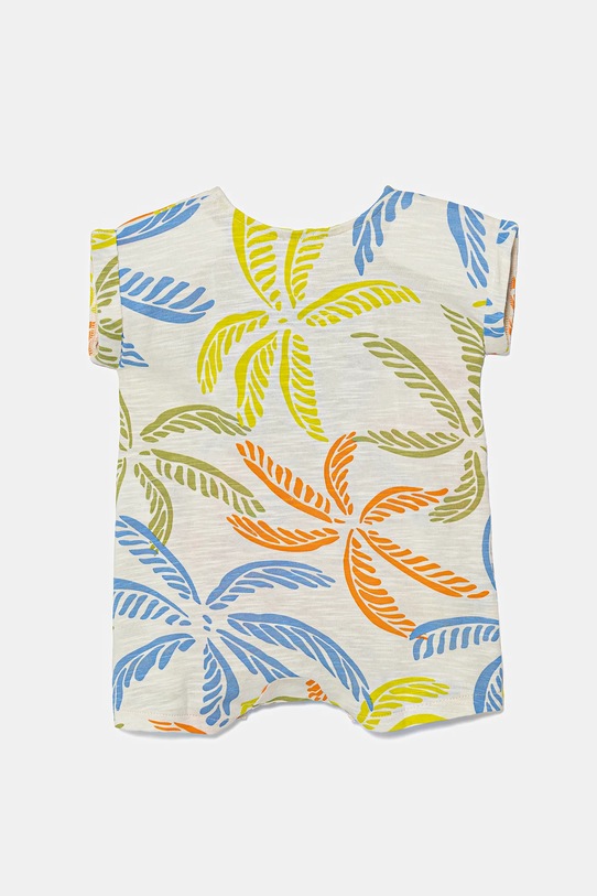 Detské bavlnené dupačky United Colors of Benetton 3O7SAT012.W.Seasonal béžová SS25