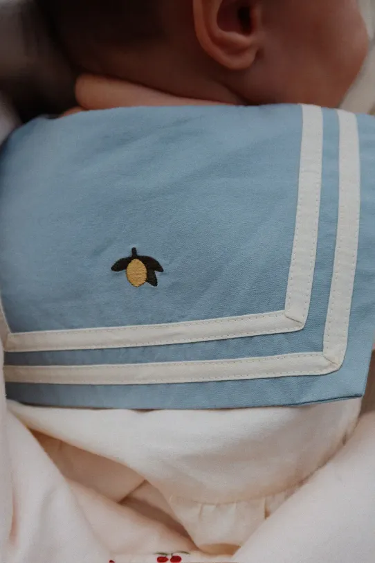 Konges Sløjd body din bumbac pentru bebelusi CELEBRATION SAILOR ROMPER GOTS KS103575