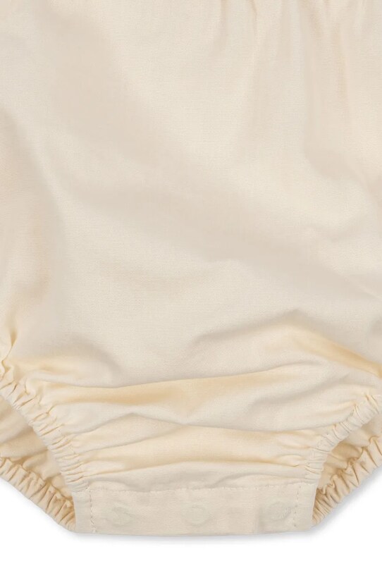 Konges Sløjd body din bumbac pentru bebelusi CELEBRATION SAILOR ROMPER GOTS KS103575 bej