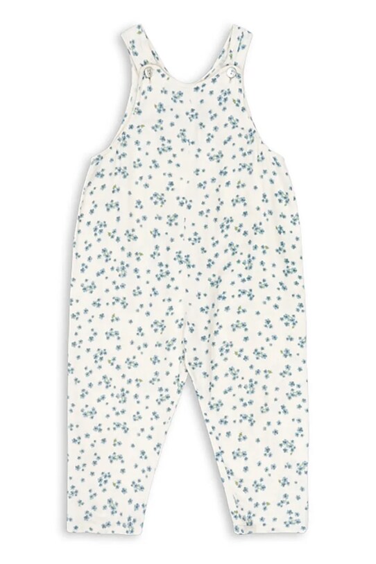 Konges Sløjd rampers bawełniany niemowlęcy RHW x KS MIOBLU OVERALLS GOTS KS103614 beżowy SS25