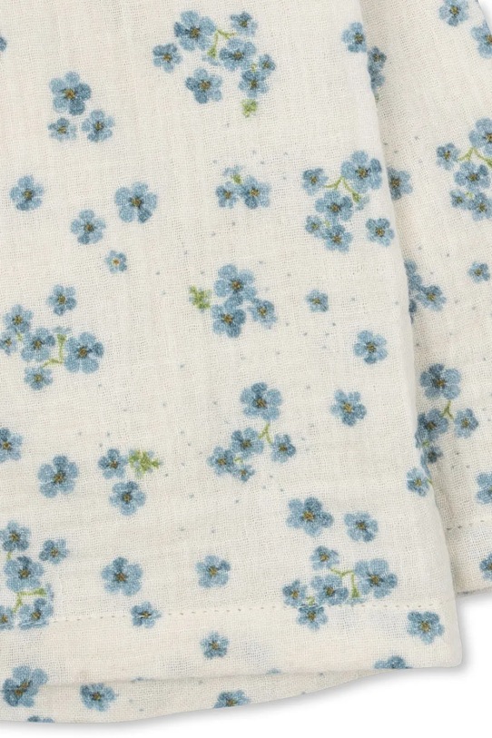 Konges Sløjd rampers bawełniany niemowlęcy RHW x KS MIOBLU OVERALLS GOTS KS103614