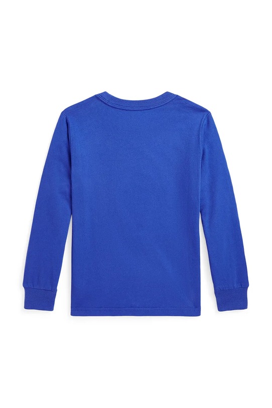 Дитячий бавовняний лонгслів Polo Ralph Lauren 322883620012 блакитний SS25