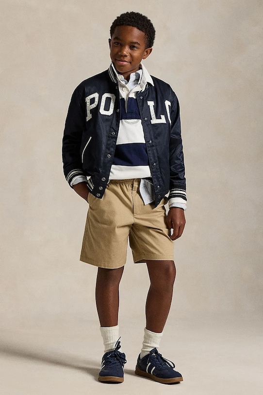 Polo Ralph Lauren longsleeve bawełniany dziecięcy 323932280001 granatowy