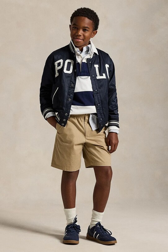 Дитячий бавовняний лонгслів Polo Ralph Lauren 323932280001 темно-синій