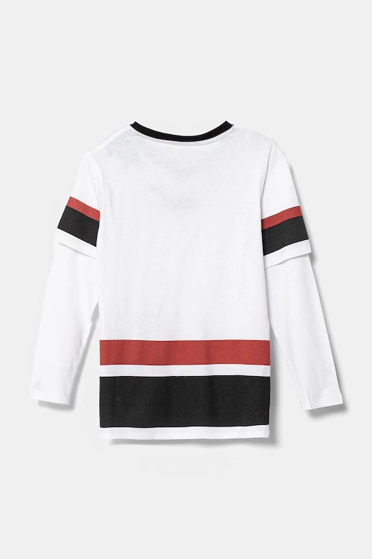 Παιδικό βαμβακερό μακρυμάνικο Guess L5RI10.K8HM4.PPYA λευκό SS25