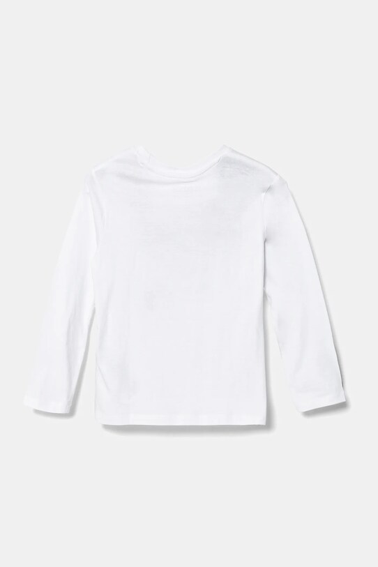 Хлопковый детский лонгслив Guess N5RI17.K8HM4.PPYA белый SS25