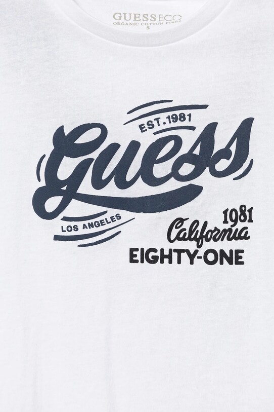 Мальчик Хлопковый детский лонгслив Guess N5RI17.K8HM4.PPYA белый
