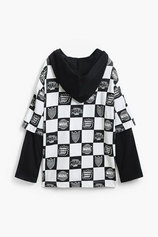 Chlapec Detská bavlnená košeľa s dlhým rukávom Desigual 25SBTK02 biela