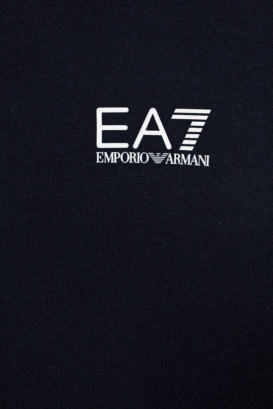 Băieți EA7 Emporio Armani longsleeve din bumbac pentru copii 7B000021.AF10378 bleumarin