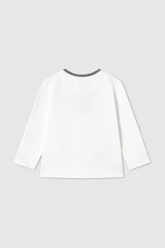 Бавовняний лонгслів для немовлят Mayoral 1067.3A.Baby.PPYA сірий SS25