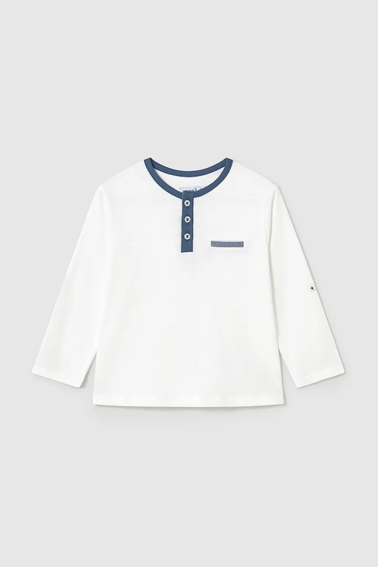 Mayoral longsleeve din bumbac pentru bebeluși uni albastru 1067.3A.Baby.PPYA