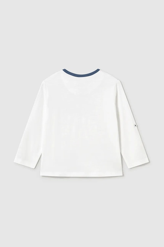 Mayoral longsleeve bawełniany niemowlęcy 1067.3A.Baby.PPYA niebieski SS25