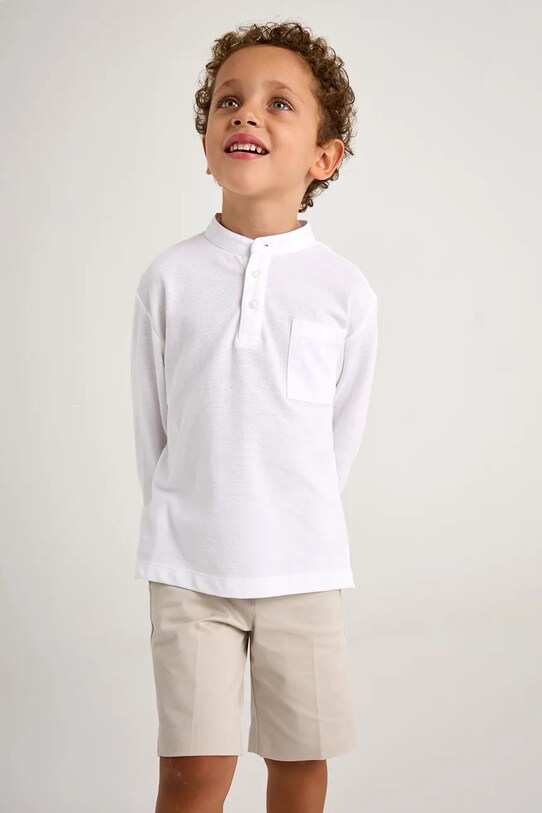 Mayoral longsleeve din bumbac pentru copii 3111.5C.Mini.PPYA