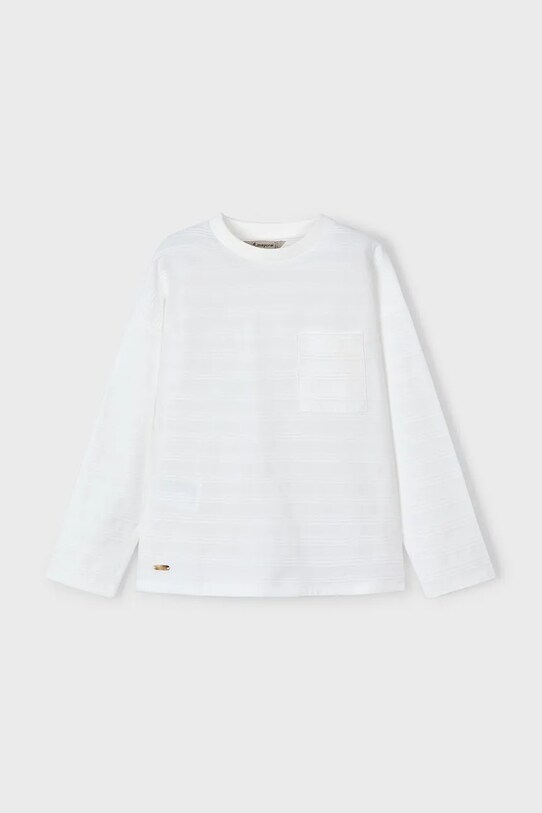 Хлопковый детский лонгслив Mayoral хлопок бежевый 3050.5A.Mini.PPYA